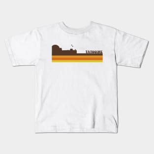 70s Retro Tatooine Kids T-Shirt
